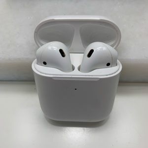 Used but great condition AirPods. Model # A2031